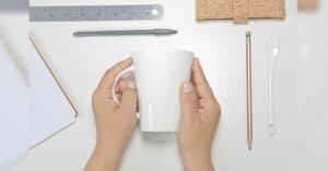 hand,hold white cup, ceramic,mug, screen ceramic,สกรีนเซรามิค